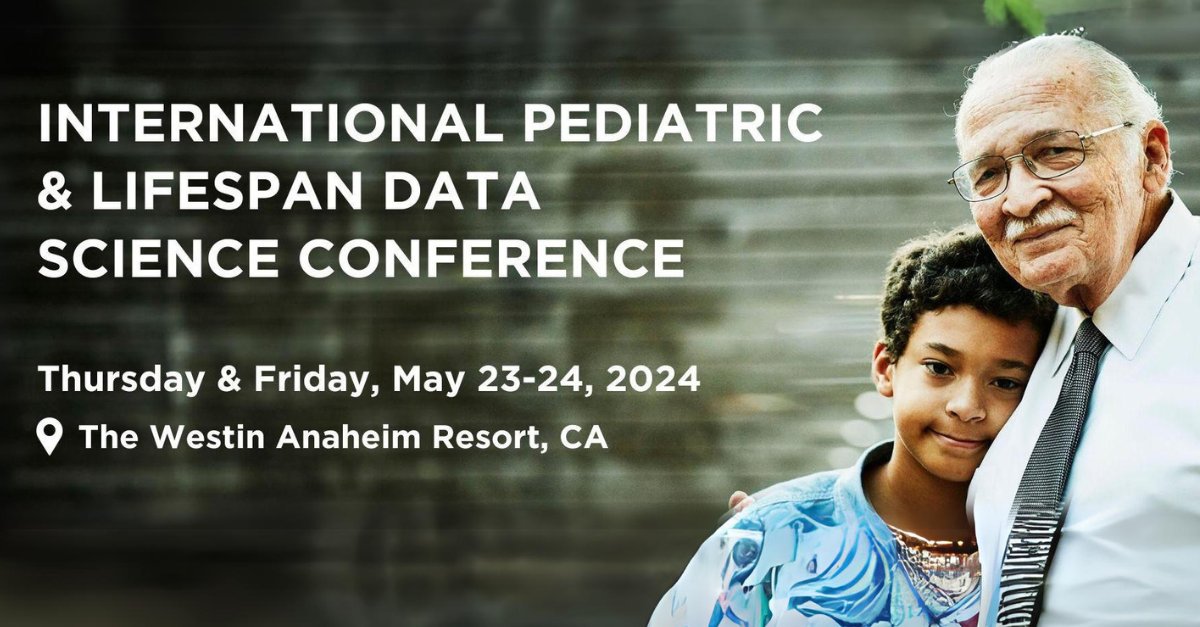 Join us for the first-ever International Pediatric and Lifespan Data Science Conference! This event will bring together experts in medicine, research, and data science to address the most pressing challenges in pediatric and lifespan research. Register: web.cvent.com/event/f264f44b…