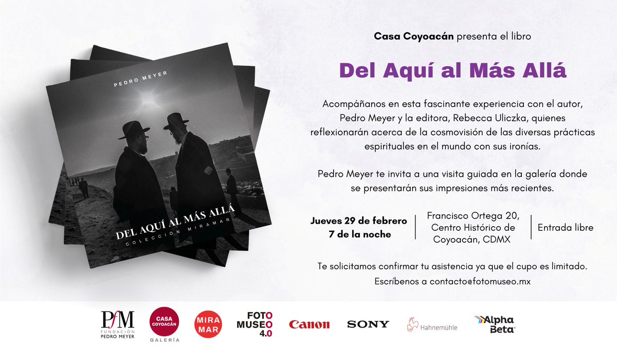 fotomuseomx's tweet photo. ¡Te esperamos en este encuentro extraordinario!

#fotomuseo #fotografia #eventoscdmx https://t.co/LuK1kzmglD