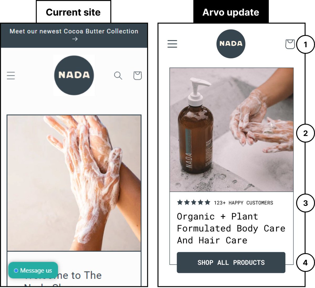 Having a thoughtful product is important today to stand out from the competition and Nada does just that!

As a value add, I isolated 4 quick wins for their website. See the thread for the breakdown!

#conversionrateoptimization #websites #uxdesign #cro #websiteconversion