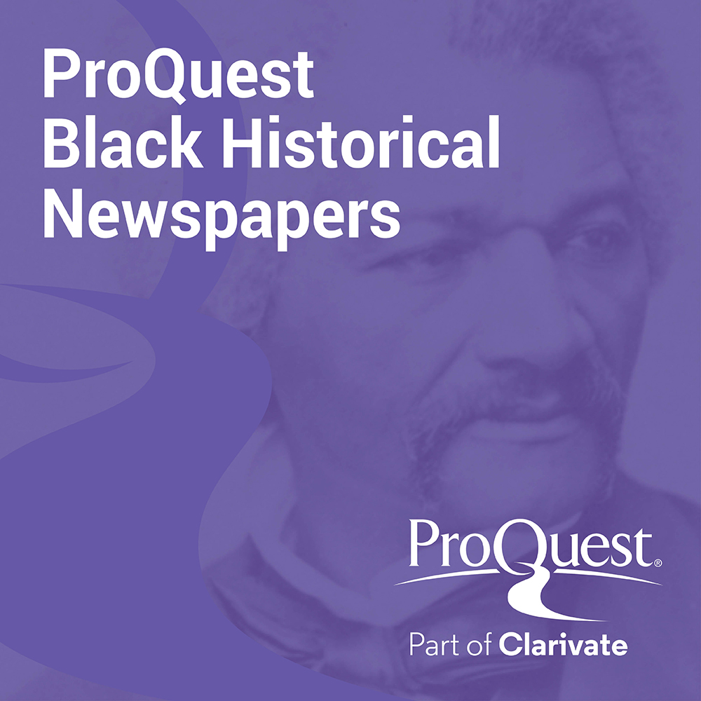 Grow your understanding of Black life between 1893 to 2010 with the Black Newspaper Collection from ProQuest's Historical Newspapers database. Navigate first-hand accounts and coverage of the politics, society, and events of the time here: denlib.org/black-proquest