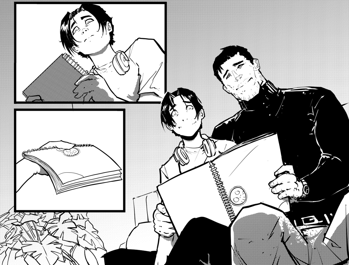 Father-son time!

I'm usually not that good at quiet moments but these were so rewarding to draw and I'm really happy with how they all turned out. 

All thanks to @Williamson_Josh 's amazing story! 