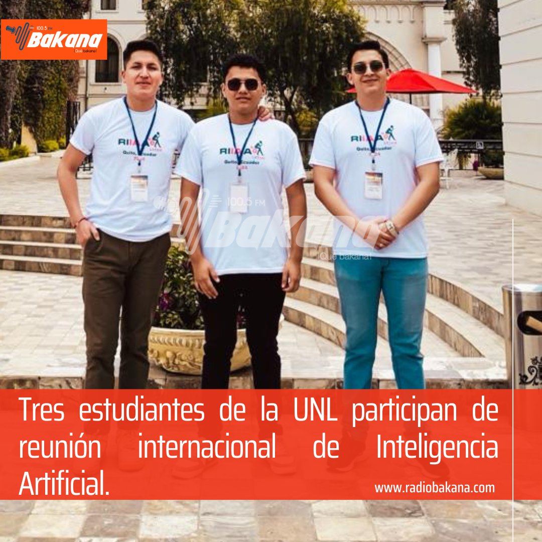 Paul Saraguro, Luis Gutierres y Fabián Quizhpe, estudiantes de la Carrera Pedagogía de la Informática de la <a href="/UNLoficial/">Universidad Nacional de Loja</a> obtuvieron beca para participar de la Reunión Internacional de Inteligencia Artificial y sus Aplicaciones, RIIAA 6.0., en Quito.