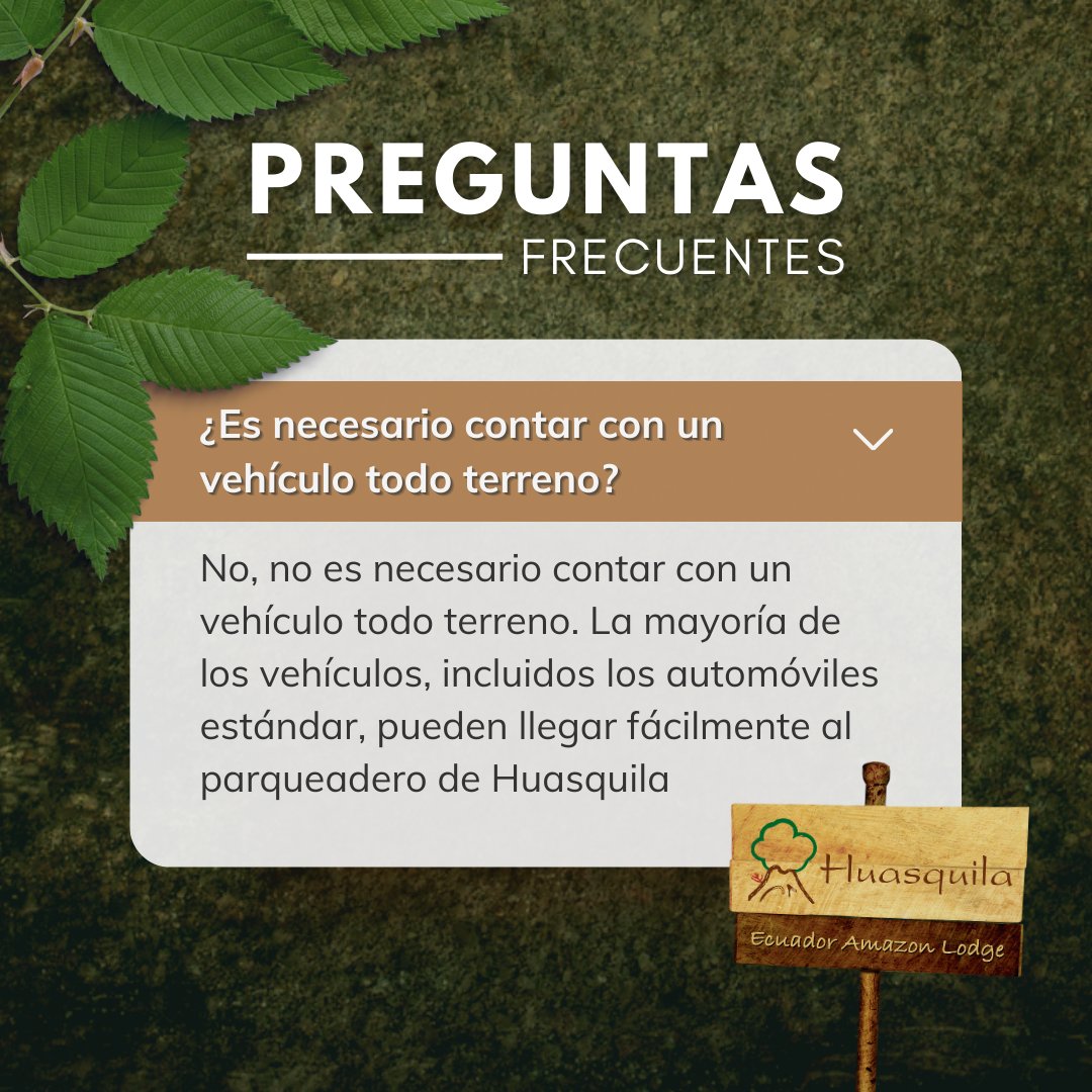 HuasquilaLodge's tweet image. 🚗Acceso Fácil🛣️
¡No necesitas un vehículo todo terreno para llegar a #Huasquila Lodge! Las #vías son seguras y están en #óptimas condiciones. ¡Bienvenidos con familia y amigos!🌳
👇Reserva tu visita ya👇
wa.link/lqgwp0