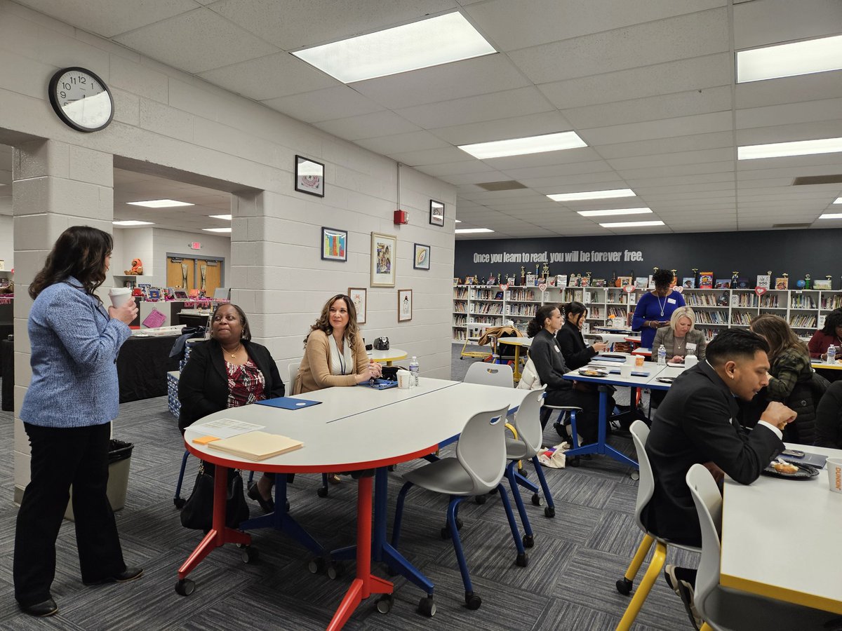 CarolLeveillee's tweet photo. Great visit today to see our @BookwormsRW work! So proud of our students and staff! #FREDstrong #FREDrocks https://t.co/rTvqkt2RQb