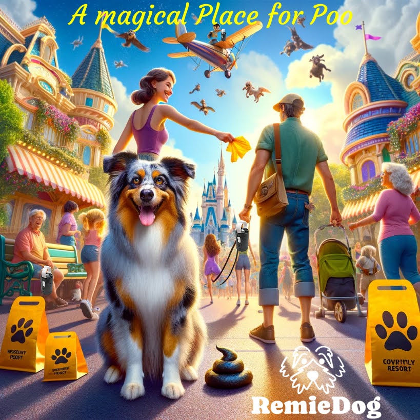 #RemieDogAIWeek day 4 brings us to a whimsical world for dogs #smallbusinessmarketing #remiedog #aimarketing #dogproducts