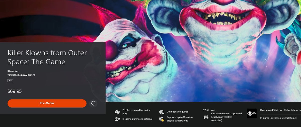 You'd think @illfonic would learn from previous mistakes and not make Killer Klowns online only.... A shame considering they updated Ghostbusters with a full offline mode now... why not this?