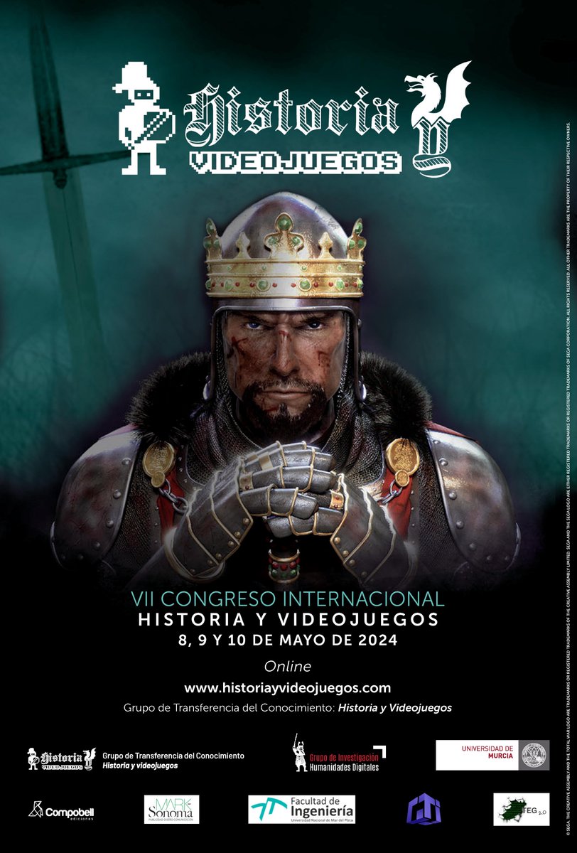 Ya tenemos convocada la séptima edición del Congreso Internacional "Historia y Videojuegos". Más información en: historiayvideojuegos.com/vii-congreso-i…