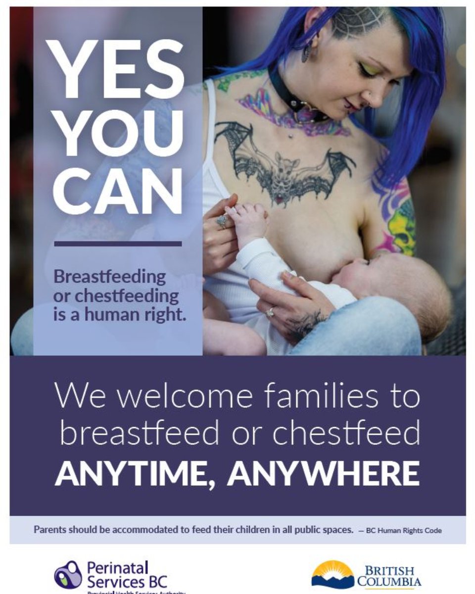 On Feb 22 #BreastfeedingInPublicDay is celebrated in some countries! We encourage businesses and organizations to prominently display a decal, which states, “We welcome families to breastfeed or chestfeed any time, anywhere”: ow.ly/KSUW50QGTt9