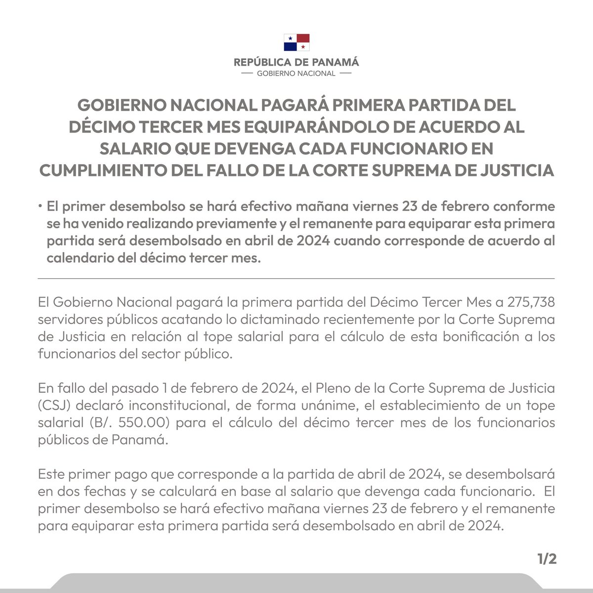 Nito Cortizo tweet media