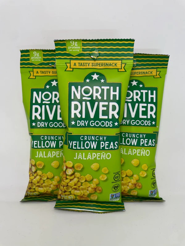The delightful medium spiciness of jalapeno infuses our Crunchy Yellow Peas with a satisfying kick they warmly welcome. Once again, the nutritional prowess of yellow split shines through, offering abundant plant protein and fiber for a fulfilling and joyful snacking experience.