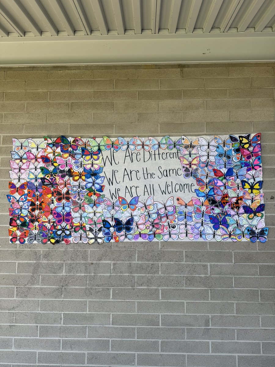Celebrating diversity at <a href="/GoldenSprinPUSD/">Golden Springs Elementary</a> with beautiful butterflies that every child got to color 🦋 <a href="/PomonaUnified/">Pomona Unified School District</a>