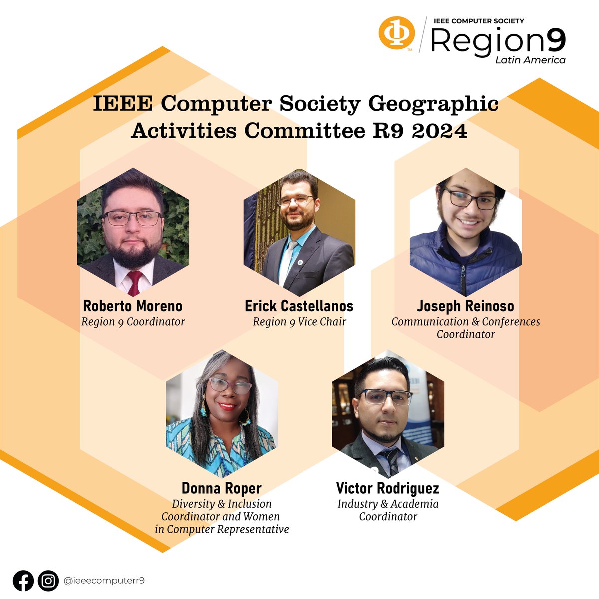 ieeecomputerr9's tweet image. IEEE Computer Society R9 2024 Geographic Activities Committee💻🧡
We present the IEEE Computer Society Region 9 Geographic Activities Committee for the year 2024 👏
We wish the best of success to the regional leaders of the Computer Society 👨💻
#IEEEComputerSocietyR9
#IEEECSGAC