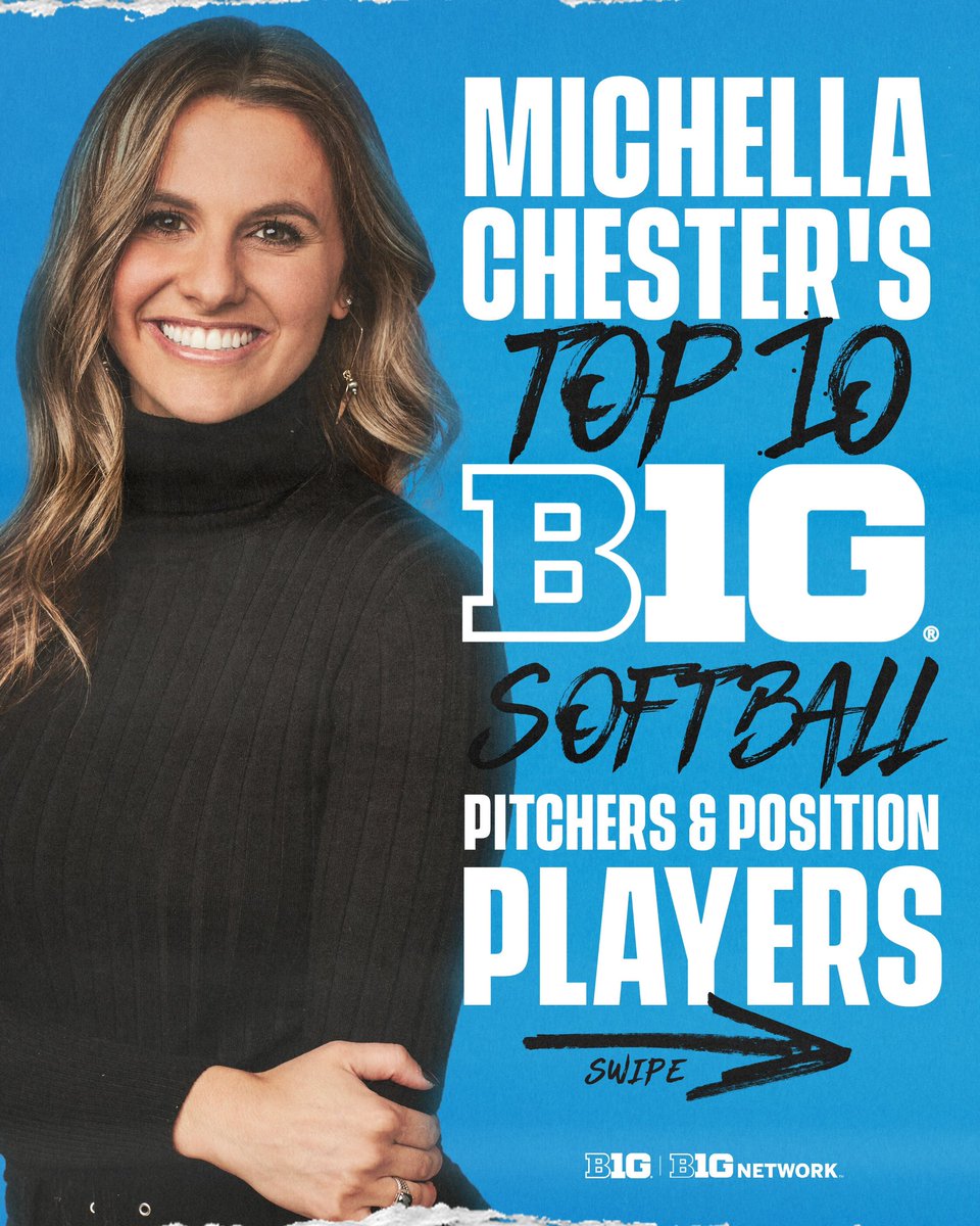 Big Ten Softball tweet media