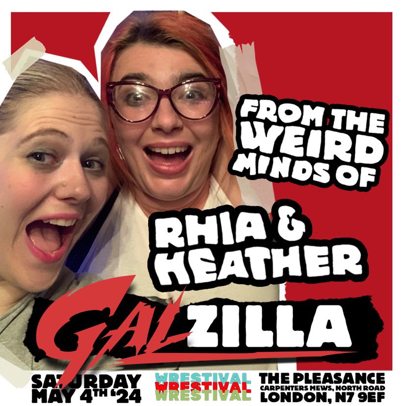 Galzilla is the wrestling offspring of long term friends and collaborators @rhiaoreilly and <a href="/Ranabitesback/">Heather Bandenburg</a>.

They wanted to provide a new creative, fun space for women’s wrestling. A promotion run by nerdy women that brought cool vibes. And so they have created just that.
