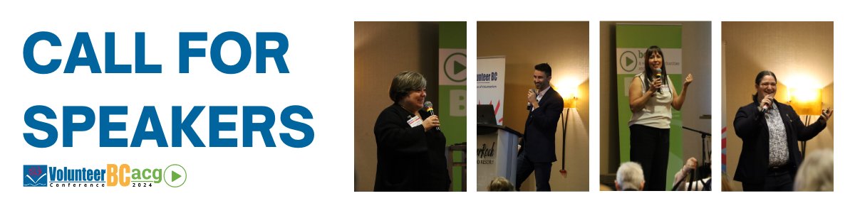 Interested in presenting @volunteerbcacg  Conference on October 3 &amp; 4, 2024 at the River Rock Casino Resort.  Have a session idea that would be useful for non-profits, charities or volunteers? Send us your proposal! volunteerbcacgconference.com/call-for-speak…