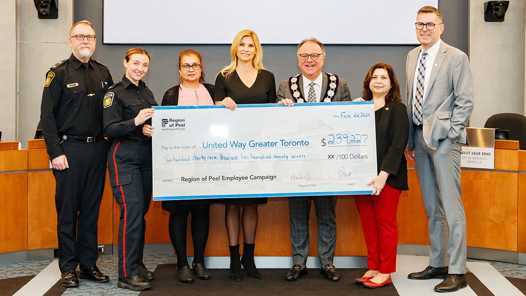 Peel Region and Peel Regional Police raise $268,000 for United Way. 

peelregion.ca/news/archiveit…