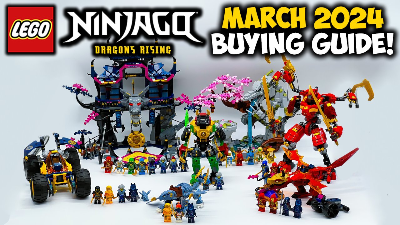 Mind on X My buying guide for the March 2024 Ninjago sets is up now Lots of people have been asking for this video in it I go over which sets