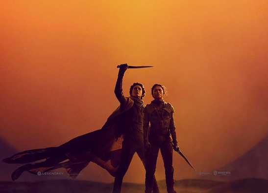 SciFiArchives's tweet photo. ‘DUNE: PART TWO’ is on the same level as ‘The Lord of the Rings’, ‘The Empire Strikes Back’ and ‘The Dark Knight’ according to many critics. https://t.co/gcGQsdUYyw