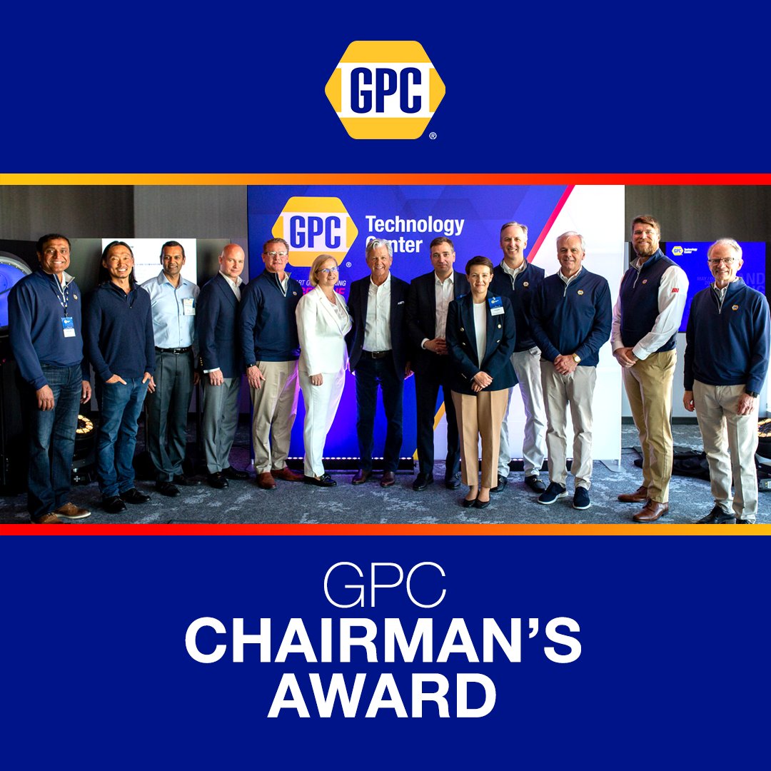 Since 1959, we have awarded GPC Manager of the Year to teammates who embody our culture and make a material impact with exceptional performance. This recognition has been rebranded as the GPC Chairman’s Award, and we're thrilled to present it to the GPC Global Technology Center.