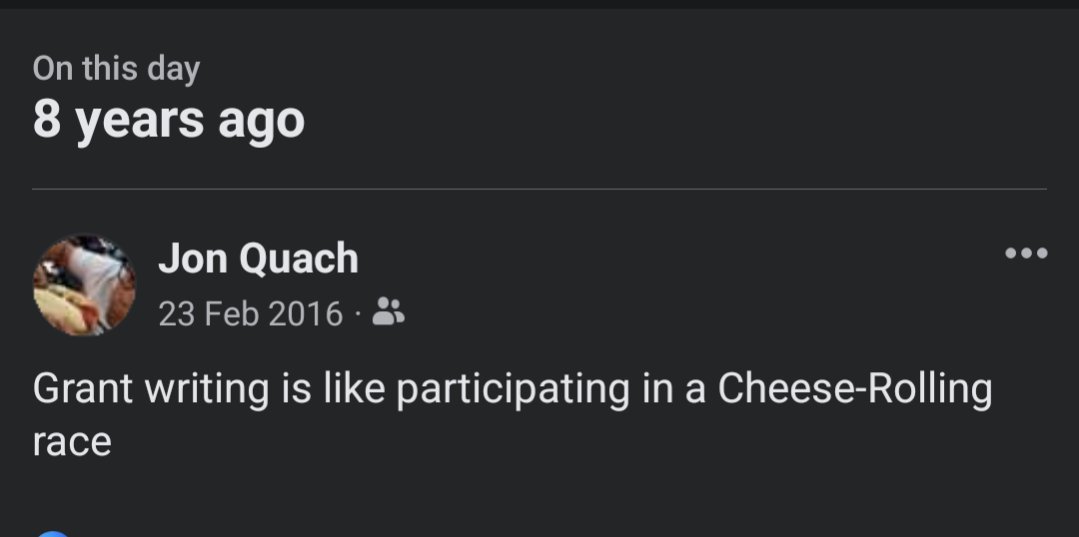 My past self making my present self laugh and weep at the same time....