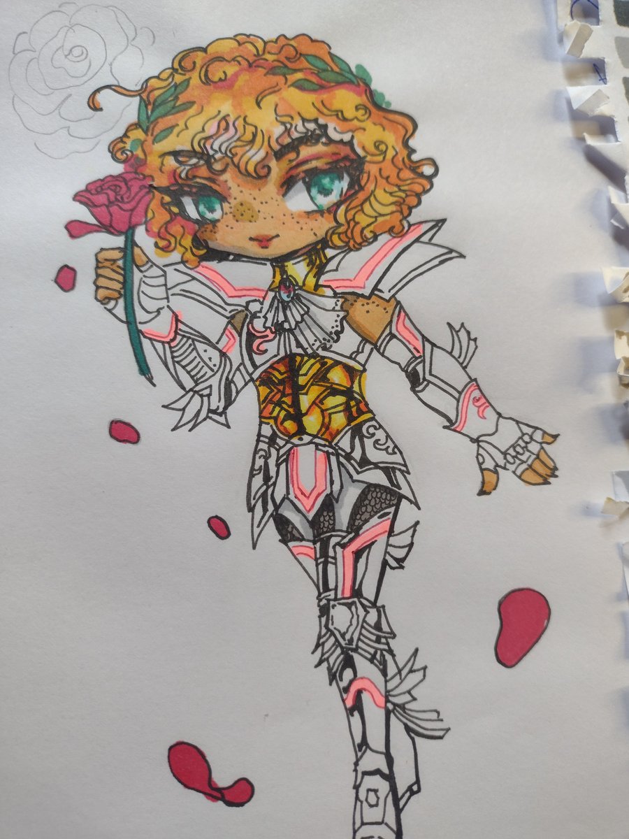 Clonaz3mal's tweet photo. Snapdragon, Saint Seiya OC #worki https://t.co/iK0pdbNdZk