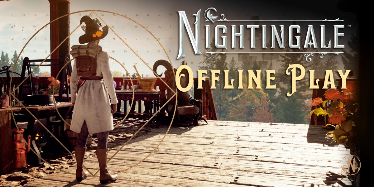 PlayNightingale's tweet image. We have an update on offline mode, which will be coming soon during Early Access.

Please read our full statement: playnightingale.com/news/offline-p…