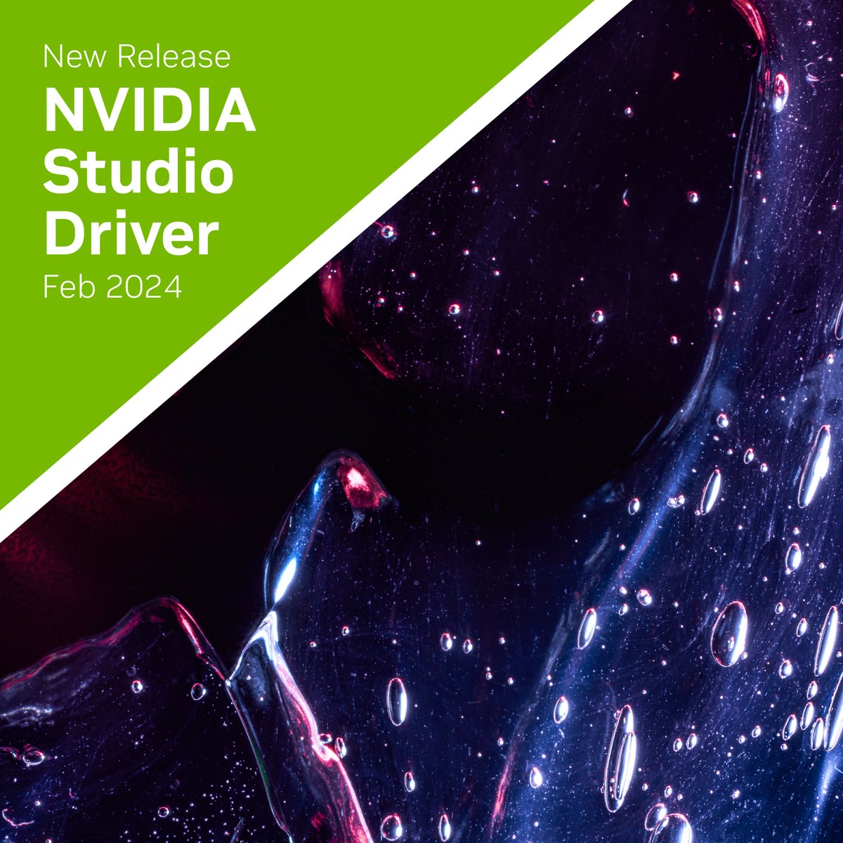 NVIDIAStudio's tweet image. 📣 The February #NVIDIAStudio Driver is available for download! 📣

Download now for optimizations in your favorite creative apps ➡️ nvda.ws/4bH1Ajz
