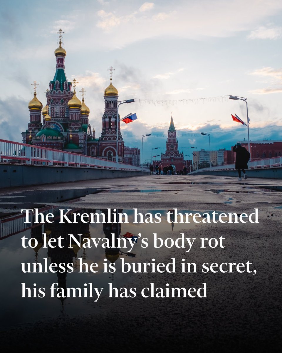 Russian officials told Alexei Navalny’s mother they would only release her son’s body if she agreed to bury him without a funeral, the family has said on.ft.com/3wyP7xX