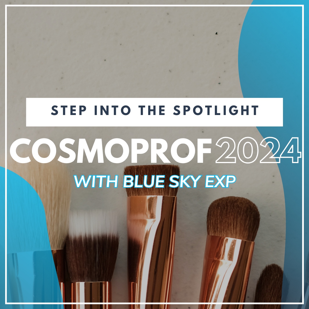 BlueSkyExhibit's tweet photo. Elevate your brand at #CosmoprofnaMiami 2024 with Blue Sky EXP! ✨ Let us transform your vision into reality with our award-winning exhibits and immersive experiences. 📲 Contact us at 678-331-3800 or visit https://t.co/b06MXCb5zf. https://t.co/ZpuJ1z7jgQ