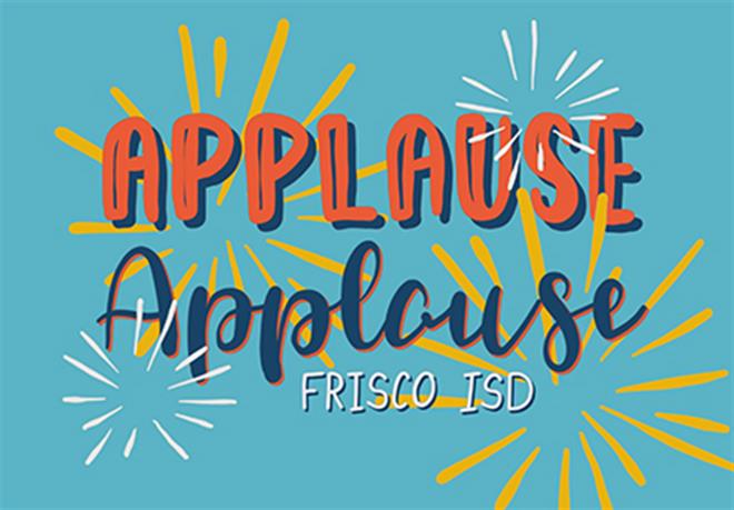 friscoisd's tweet photo. In the latest #FISDApplause, we applaud @lhsredhawks, @2018memorial, @reedylions, @ehsfrisco, @vandeventerMS and more!
Details: https://t.co/O9xCKb9U7N https://t.co/Oc7rMzCDhW
