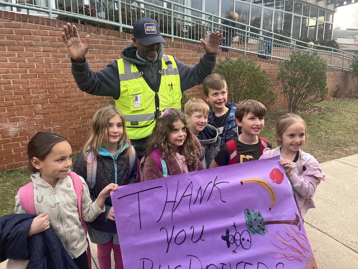 NTMKnightsAPS's tweet photo. Happy Bus Driver Appreciation Day! Thank you to our wonderful drivers! Knights love riding with you! ⁦@EGardnerAPS⁩ https://t.co/rY6v4mR8na