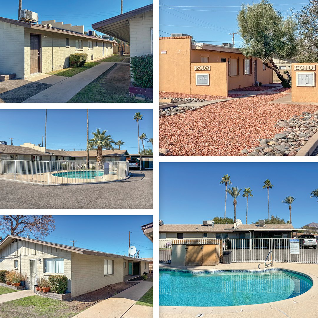 ABIMultifamily's tweet photo. Closing Announcement: Holly &amp; 50th Street Portfolio, a 2-property 30-unit multifamily portfolio in Phoenix, Arizona. https://t.co/lG4Hge5OXH
ABI Multifamily's John Klocek and Patrick Burch represented the buyer
#papagopark #phxzoo #desertbotanicalgarden #fashionsquare #millave https://t.co/D0zfk3kgoV