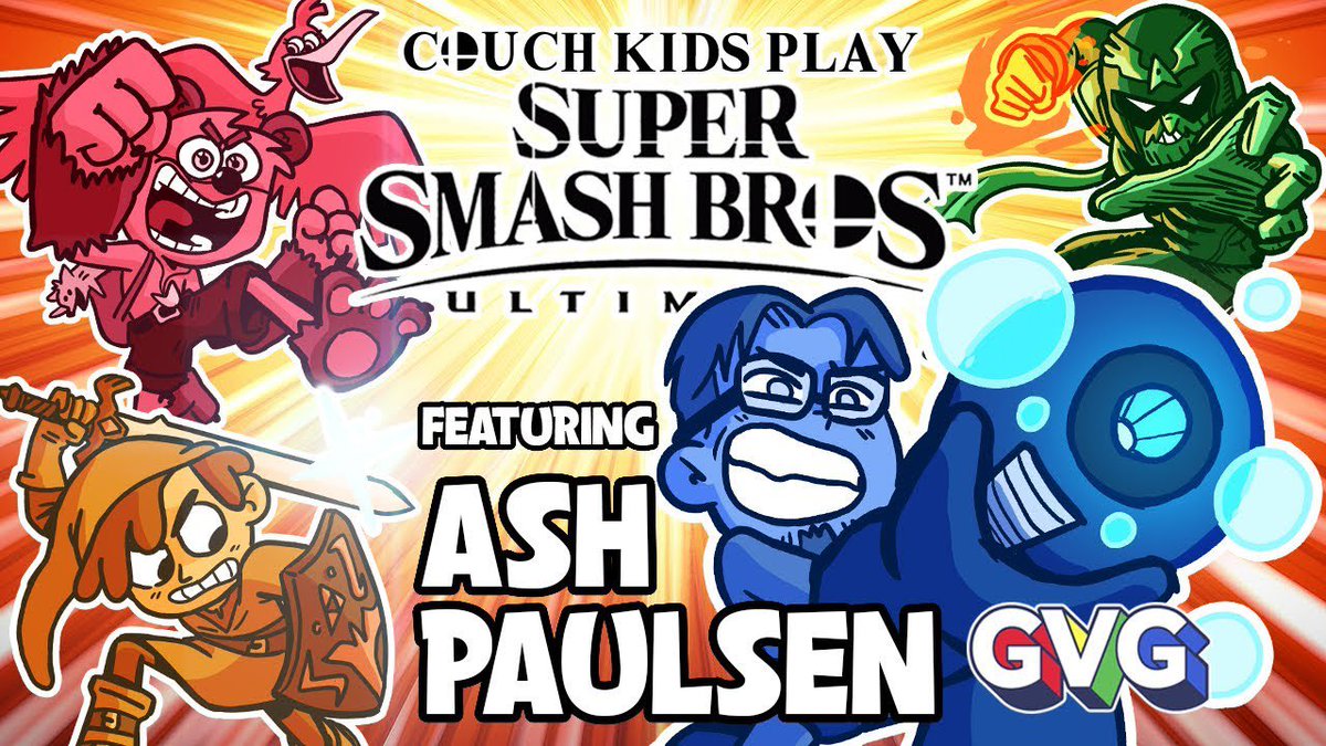Ready… GO!! Join us on the couch as we take on <a href="/AshPaulsen/">Ash Paulsen 🏳️‍🌈🏳️‍⚧️</a> in Super Smash Bros Ultimate! Fights were had and battles were won… mostly by one person.  Don’t miss it! youtu.be/frqTA2Q4zSA?si…