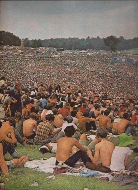Woodstock 1969. I’m in there somewhere.