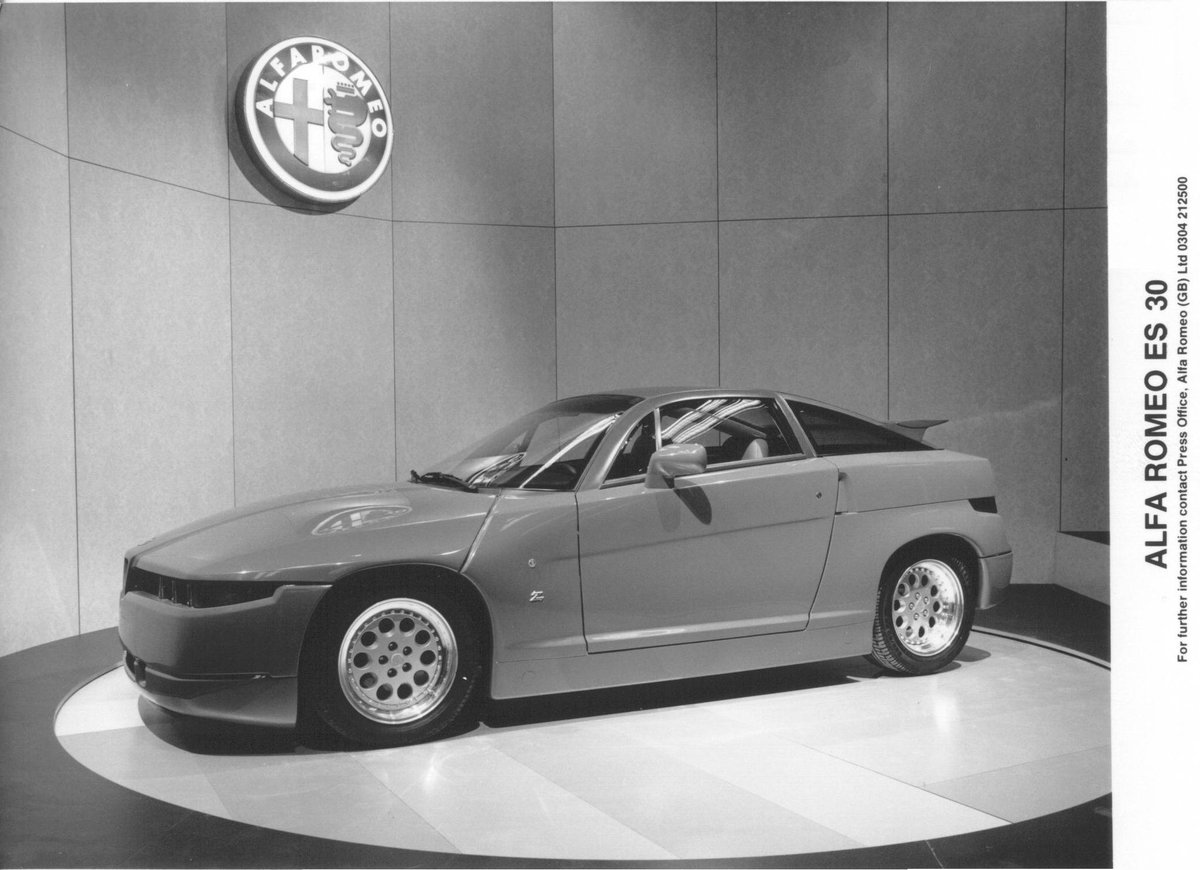 jamie_ES30's tweet photo. @HagertyUK The Alfa Romeo SZ was pretty close to the ES30 concept https://t.co/RT6JD57KFX