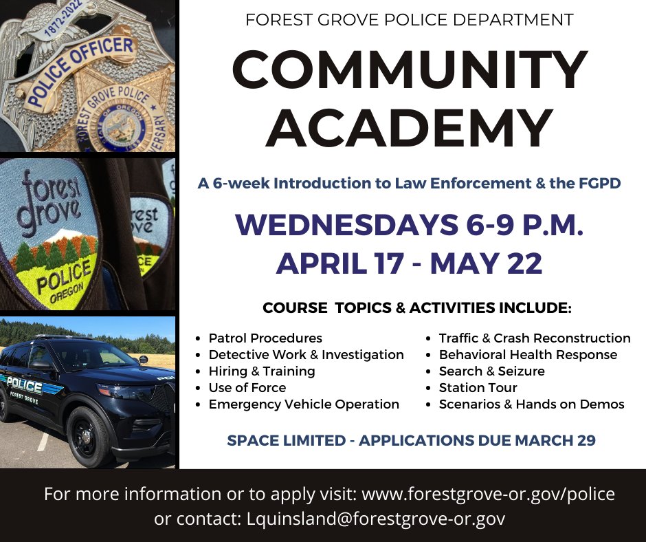 Forest Grove Police tweet media
