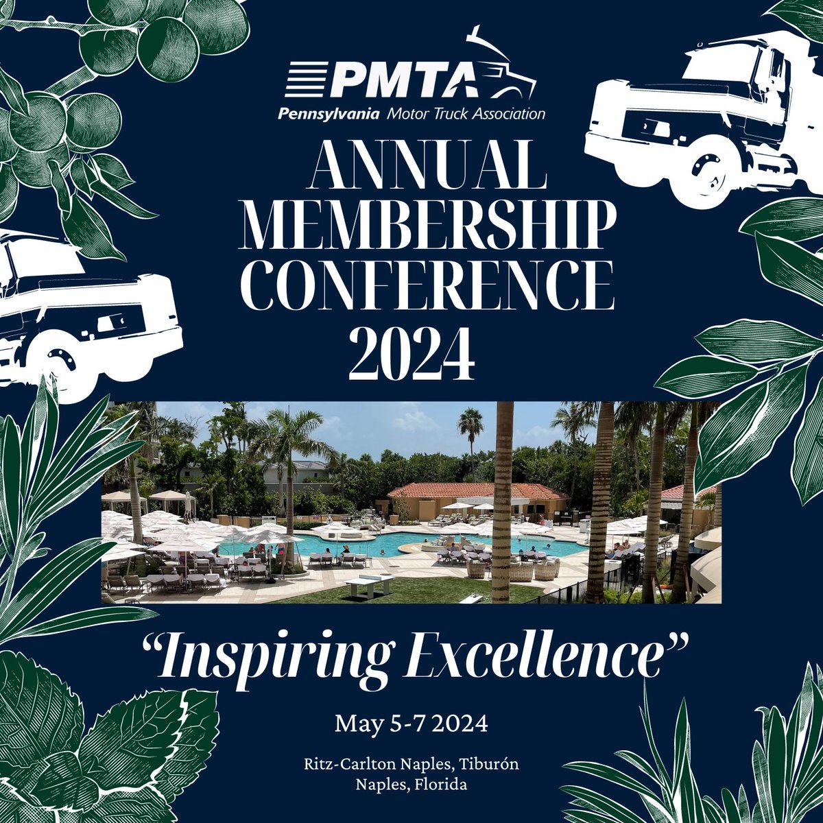 Early Bird Registration ends ONE WEEK from today!!!

Get this first-class trip at a discount while you can.

Email Director of Chapter Relations Kelly Hawthorne at khawthorne@pmta.org to register!