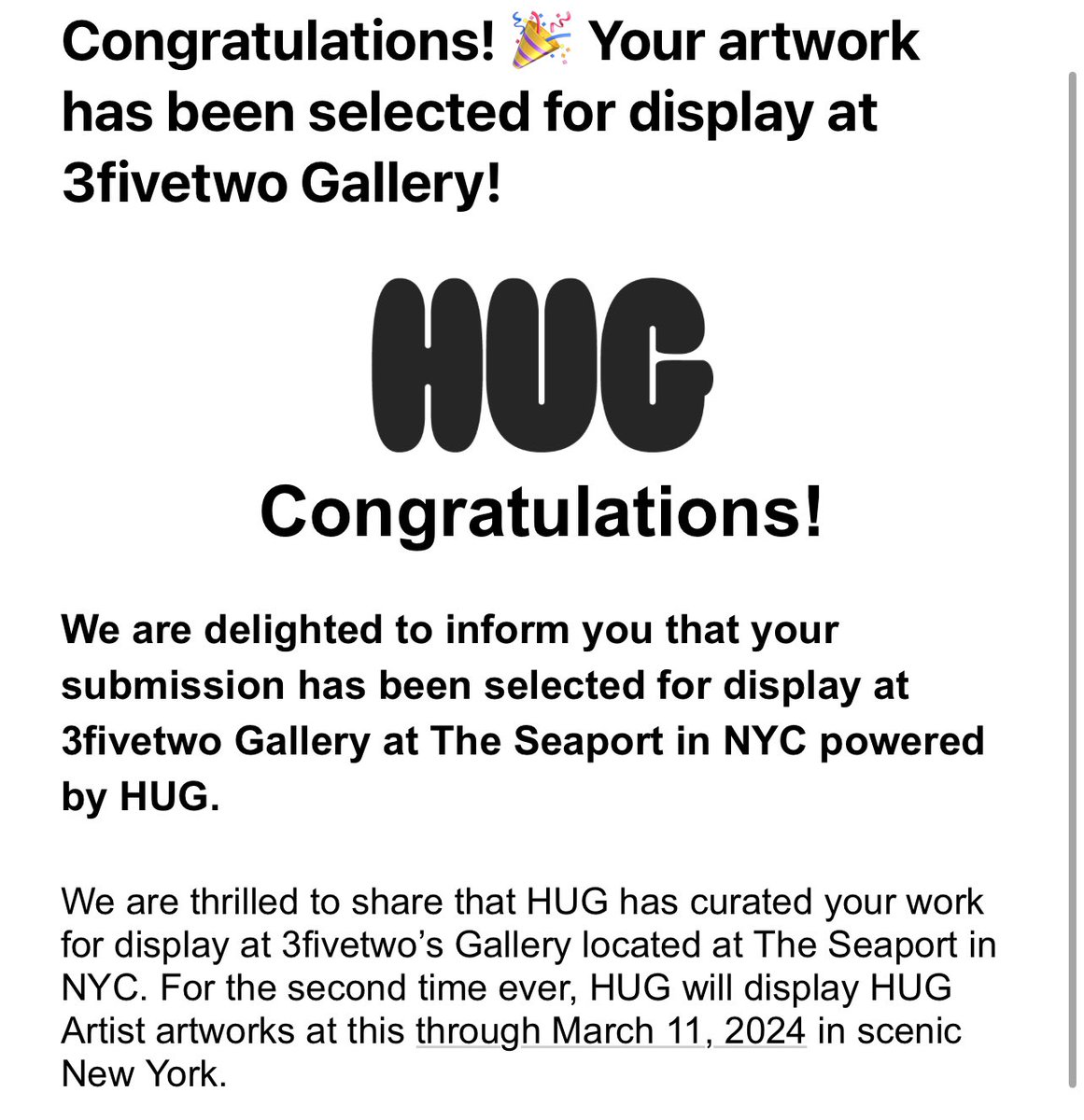 Yayyyyya thanks @thehugxyz 🤍✨