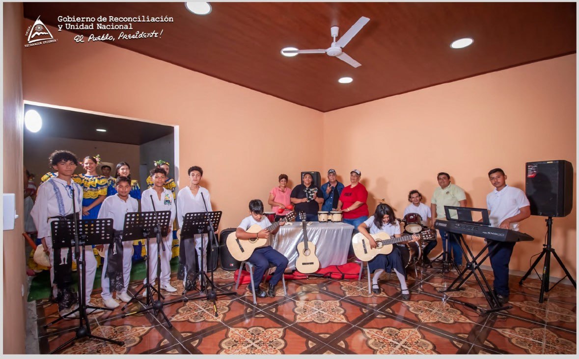 ✅️INAUGURACIÓN CASA DE CULTURA Y CREATIVIDAD HERMANOS CORTEZ, TELICA. @Azulitos050979 @EdMo791 @BySocialista #UnidosEnVictorias Nicaragua