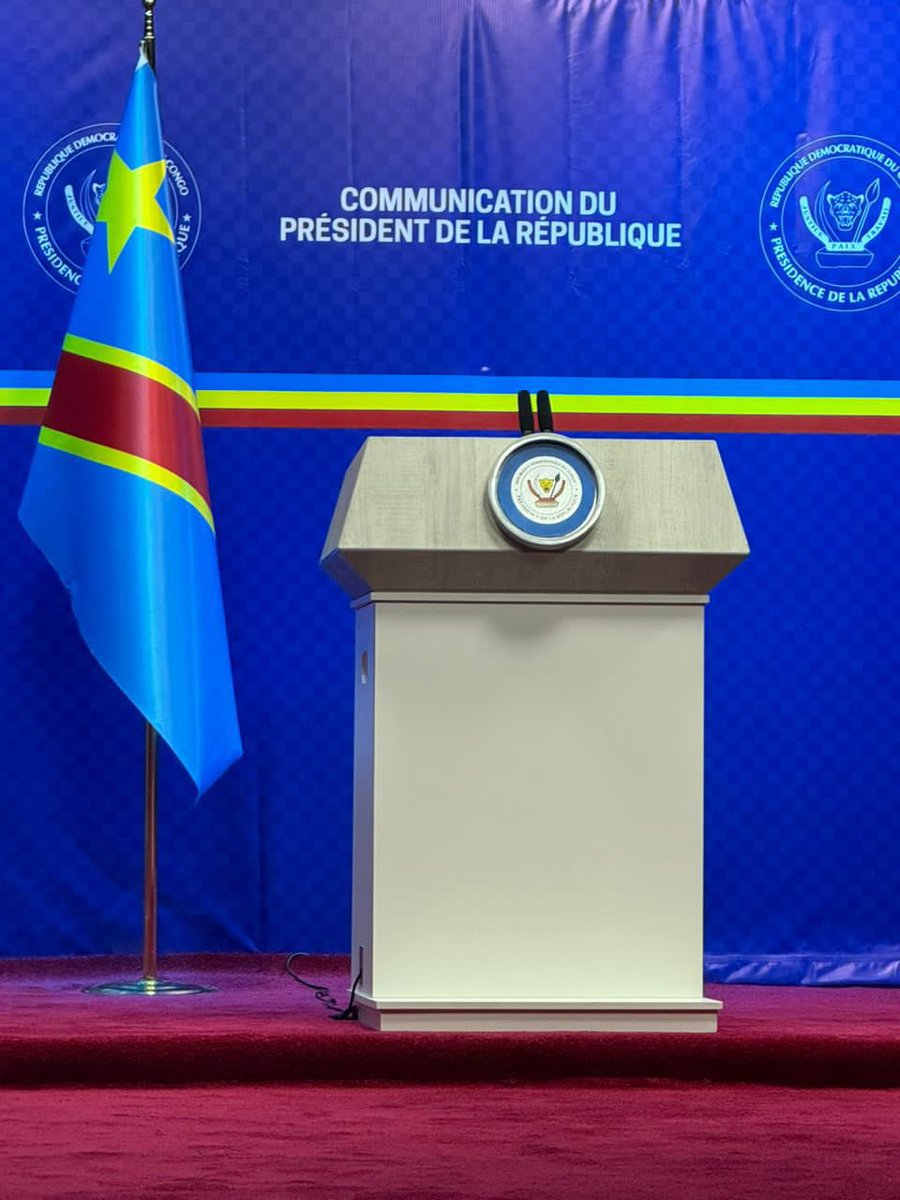 ReformeCd's tweet photo. 🛑#Breifing presse spécial avec le chef de l’Etat : 

«j’ ambitionne de présenter la candidature de la #RDC pour l’organisation de la #CAN 2029 ». Félix #Tshisekedi https://t.co/UdTpkDG1LO