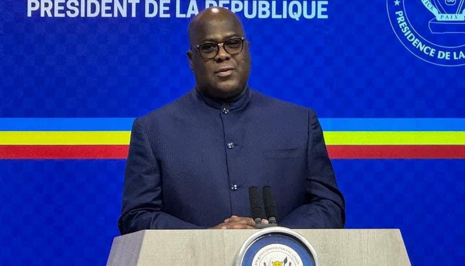 ReformeCd's tweet photo. 🛑#Breifing presse spécial avec le chef de l’Etat : 

«j’ ambitionne de présenter la candidature de la #RDC pour l’organisation de la #CAN 2029 ». Félix #Tshisekedi https://t.co/UdTpkDG1LO