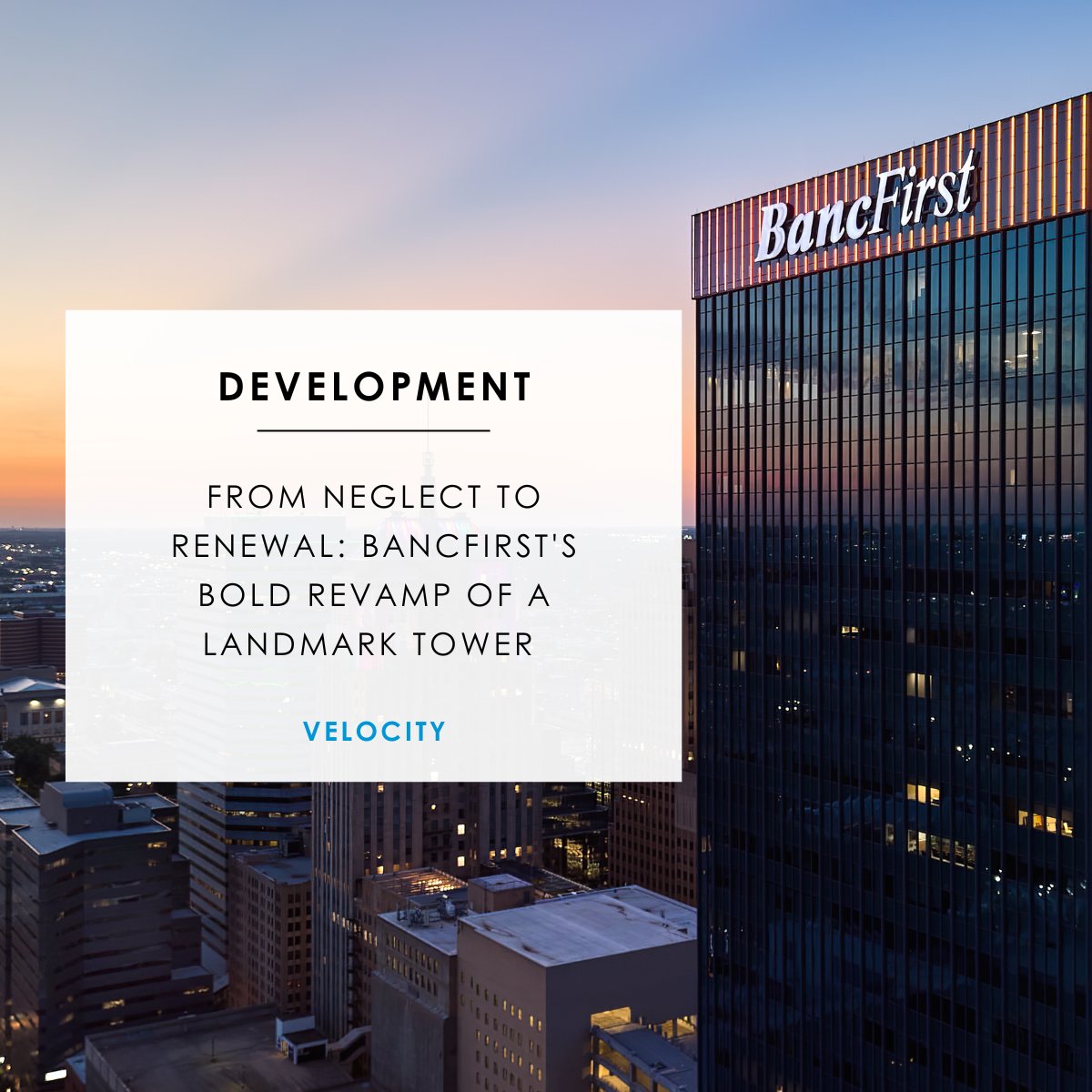 More than five years after closing on the sale of an iconic but dilapidated skyscraper in downtown Oklahoma City, BancFirst’s $70 million renovation is complete. Find out the details on the transformation: bit.ly/49cEiAh