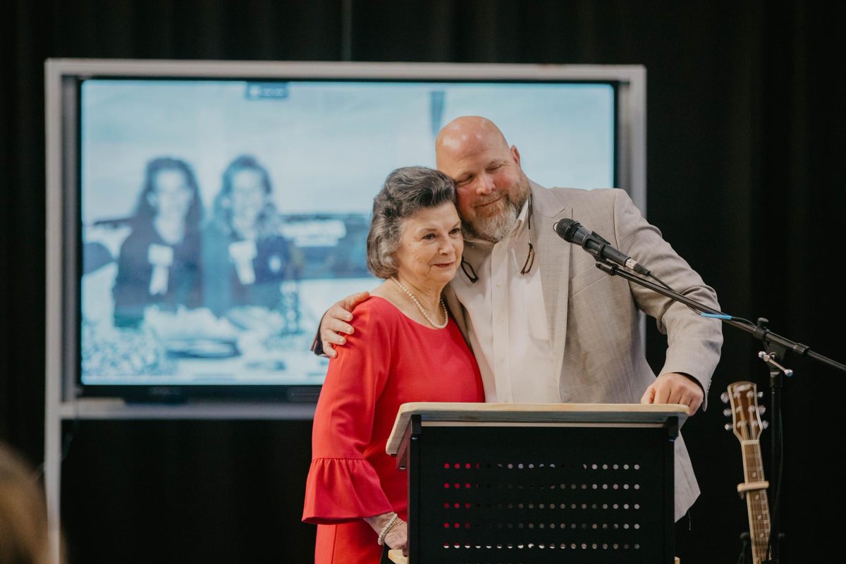 It was a special morning on the West Campus as we honored the life and legacy of Dr. Charles V. Lang! In the atrium of our West Campus, a painted portrait of Dr. Lang will be on display, so we will never forget the foundation he laid. #FaithFamilyFuture