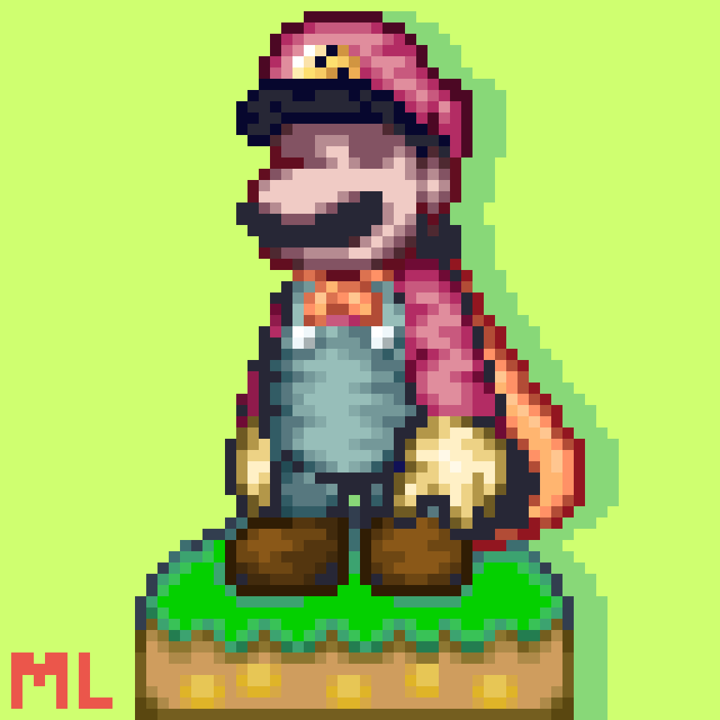 Marigueel's tweet photo. Super Mario?
#antiverse
#pixelart https://t.co/3Bodz3uH7a