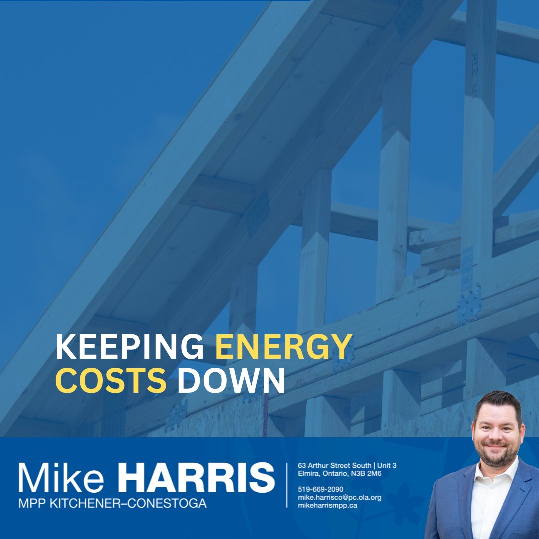 Today Minister @ToddSmithPC introduced the Keeping Energy Costs Down Act. Our government is protecting access to affordable energy for all Ontarians while getting housing built quicker. Learn More: news.ontario.ca/en/release/100…