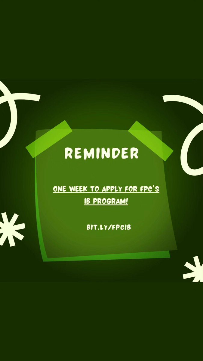 One week - even if you are zoned for FPC!