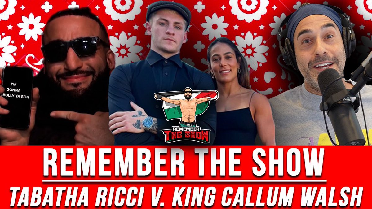 BABY SHARK VS KING CALLUM 🔥 Remember The Show is LIVE at 4:30pm eastern with @TabathaRicci and @KINGCALLUMWALSH alongside your trusted co-hosts @bullyb170 and @bostonanik youtube.com/live/zNZnjQvK-…
