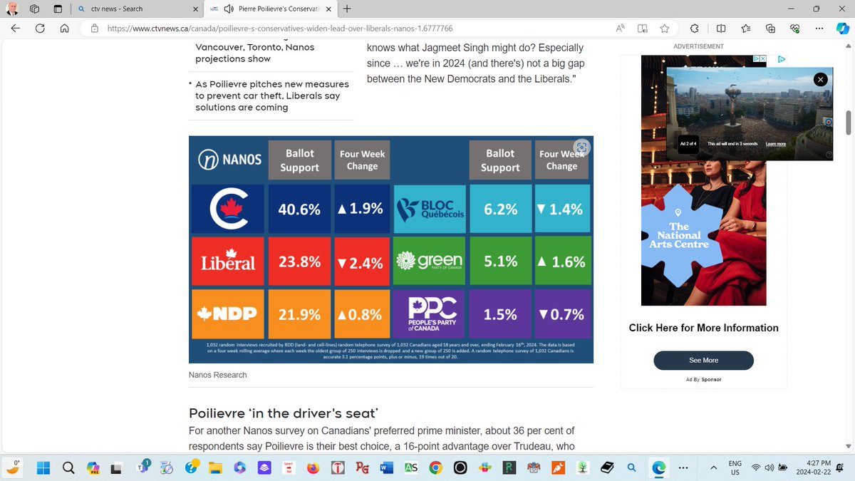 Latest Nanos poll. Only 3% say Trudeau should stay on as leader: ctvnews.ca/canada/poiliev…
#cdnpolitics 
#cdnpolitics 
#votetrudeauout
#trudeaumustgo