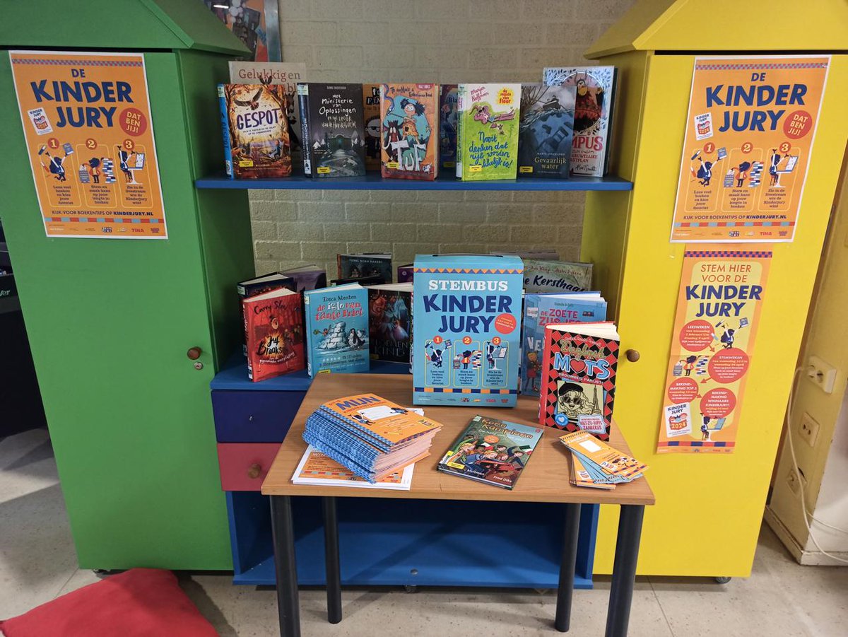 Springplankers's tweet photo. Lezen voor de Kinder(boeken)jury en misschien wel je lengte in leesboeken winnen. Dat wil toch iedereen! #leesplezier #leesmotivatie #samenlezen #ledenistop #betrokkenheid @SAAMscholen @BiebVeghel #Sintoedenrode https://t.co/KDnfDxhYf1