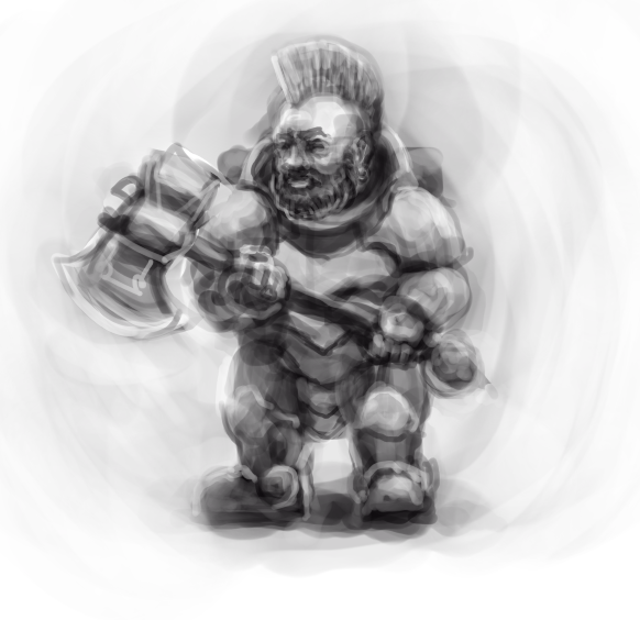 InkSplatTom's tweet photo. space dwarf #sketch 
#Warhammerfanart #leaguesofvotann https://t.co/QuKsDTvg0O